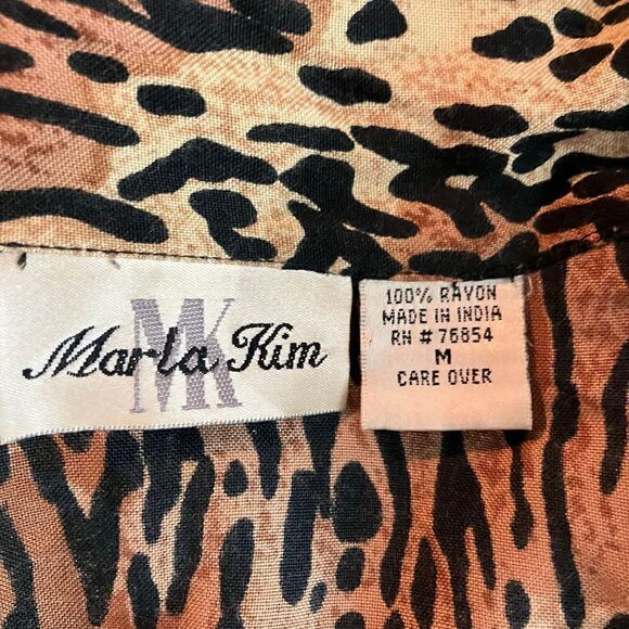 MARLA KIM TIGER XS TOP. / SZ: M. / EUC - Picture 6 of 6